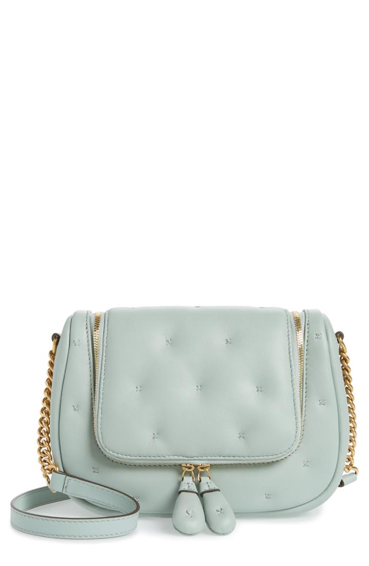 Anya Hindmarch Small Vere Chubby Lambskin Leather Satchel - Blue