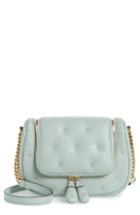 Anya Hindmarch Small Vere Chubby Lambskin Leather Satchel - Blue