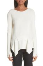 Women's Stella Mccartney Center Drape Sweater Us / 46 It - Ivory