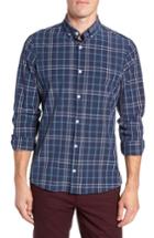 Men's Mizzen+main Travis Plaid Sport Shirt - Blue