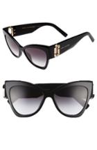 Women's Marc Jacobs 54mm Cat Eye Sunglasses - Black