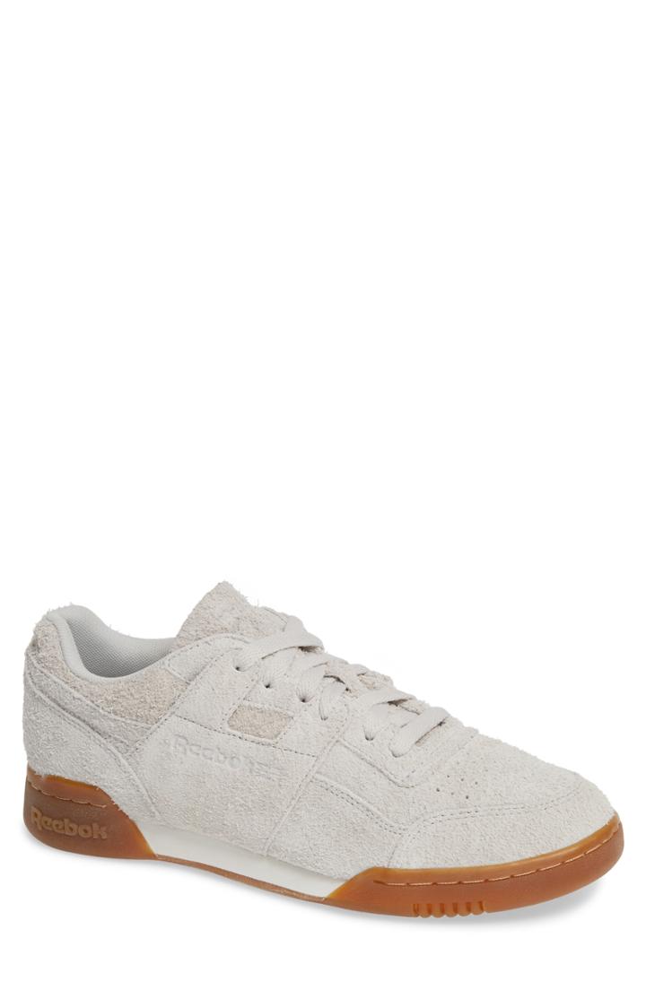Men's Reebok Workout Sneaker, Size 7 M - Grey