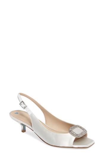 Women's Pelle Moda Fresca Slingback Sandal M - White