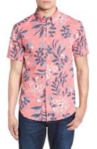 Men's Reyn Spooner Perennial Pareau Tailored Fit Sport Shirt - Pink