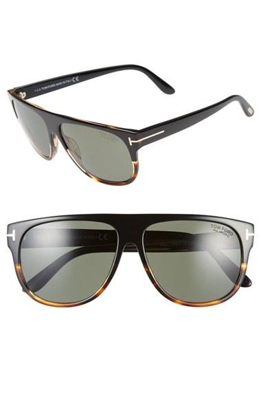 Men's Tom Ford 'kristen' 59mm Polarized Aviator Sunglasses -