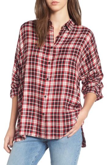 Women's Zadig & Voltaire Tamara Car Plaid Shirt - Red