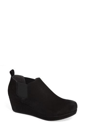 Women's Chocolat Blu Yuliette Wedge Bootie M - Black
