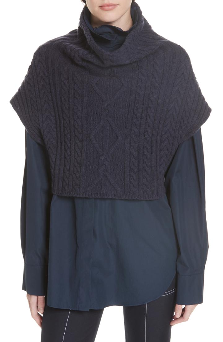 Women's Smythe Jacquard Kimono Blouse - Green