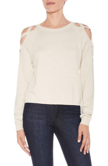Women's Joe's Rosie Lace-up Sweater - White