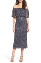 Women's Pisarro Nights Beaded Off The Shoulder Midi Dress