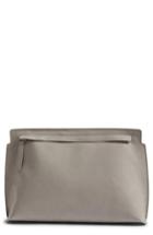 Bp. Faux Leather Clutch - Grey