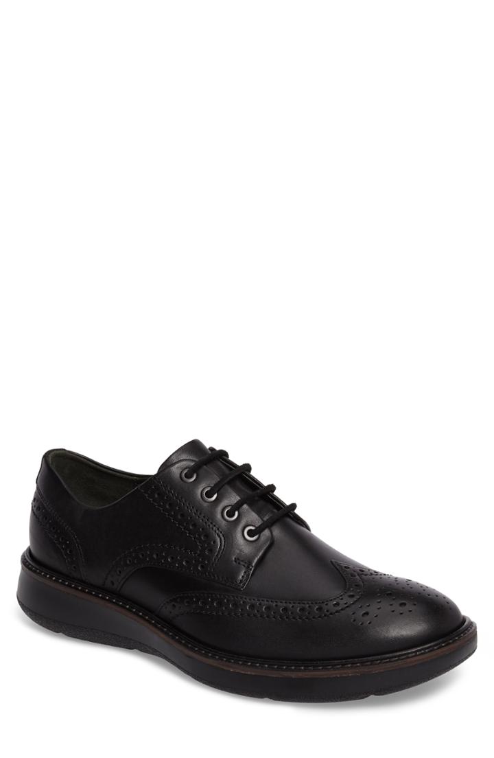 Men's Ecco Lhasa Wingtip -6.5us / 40eu - Black