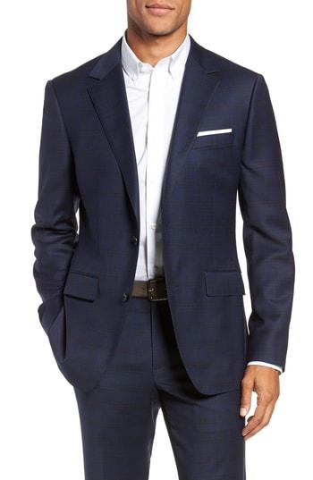 Men's Bonobos Jetsetter Slim Fit Stretch Wool Sport Coat R - Blue
