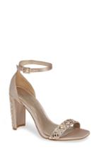 Women's Pelle Moda Gabi Ankle Strap Sandal .5 M - Metallic