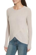 Women's Autumn Cashmere Cashmere Reversible Surplice Sweater - Blue