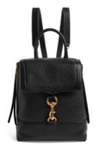Rebecca Minkoff Bree Leather Convertible Backpack - Black