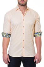 Men's Maceoo Luxor Monkey Slim Fit Sport Shirt (s) - Yellow