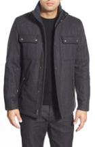 Men's Cole Haan Melton Coat - Grey