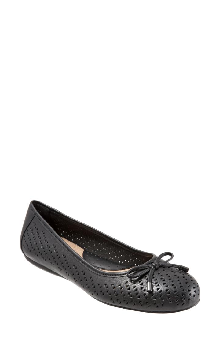 Women's Softwalk Napa Flat .5 N - Black