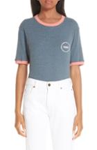 Women's Calvin Klein 205w39nyc Logo Ringer Tee - Grey