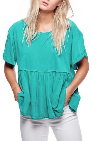 Women's Free People Odyssey Tee - Green