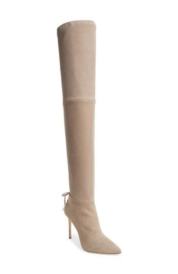 Women's Pour La Victoire 'caterina' Over The Knee Boot .5 M - White