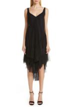 Women's Chiara Boni La Petite Robe Tersilla Asymmetrical Tiered Dress Us / 40 It - Black