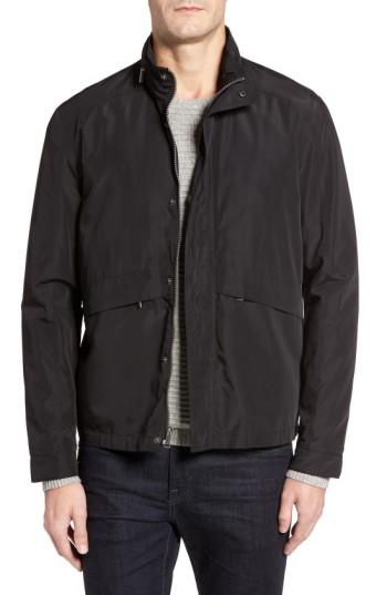 Men's Cole Haan Trucker Jacket, Size - Black