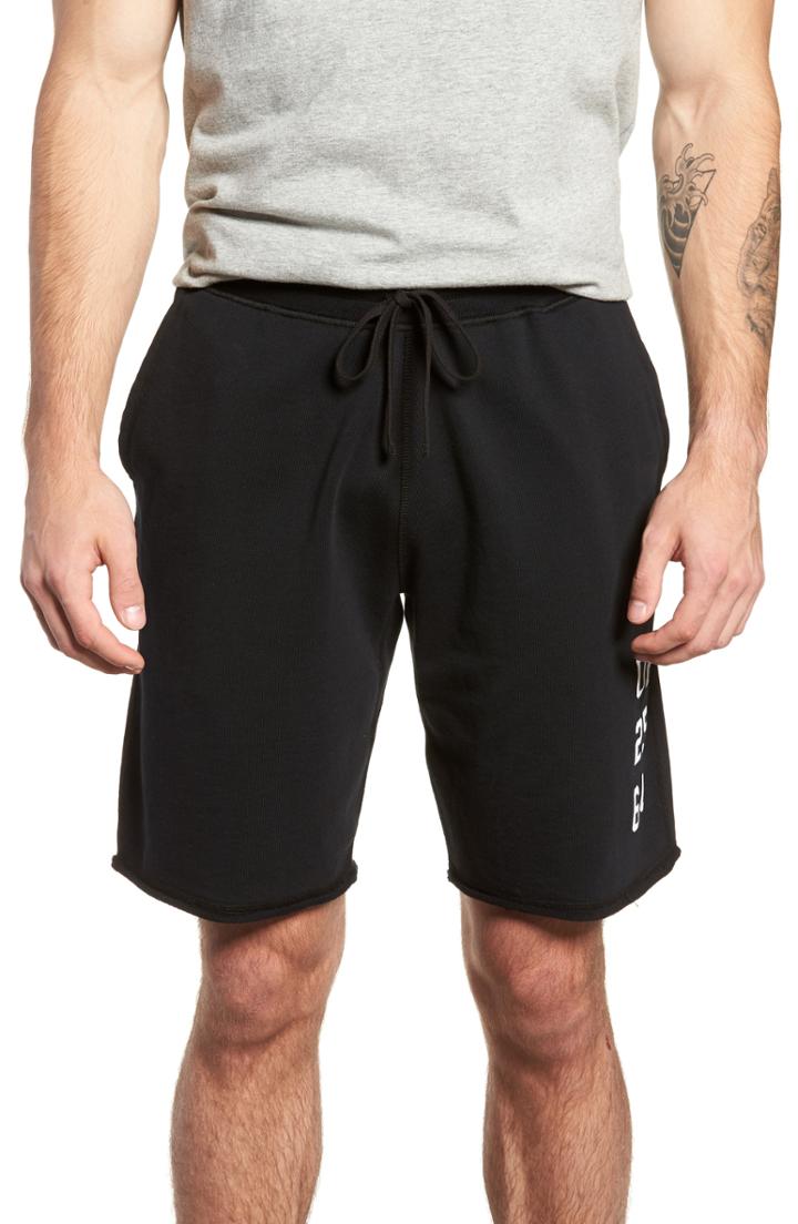 Men's Reigning Champ Fight Night Cut Off Sweat Shorts, Size - Black
