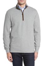 Men's Thaddeus Clifton Quarter Zip Pullover, Size - Metallic