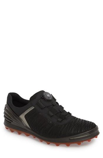 Men's Ecco Cage Pro Boa Golf Shoe -12.5us / 46eu - Black