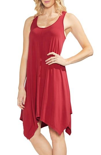 Women's Vince Camuto Handkerchief Hem Tank Dress - Red