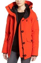 Women's Canada Goose 'rideau' Slim Fit Down Parka (10-12) - Orange