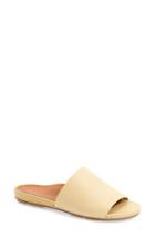 Women's L'amour Des Pieds 'daney' Flat Slide Sandal M - Yellow