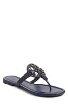 Women's Tory Burch Miller Embellished Sandal .5 M - Blue