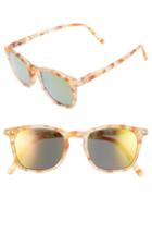 Women's Izipizi E 48mm Mirrored Sunglasses - Yellow Tortoise