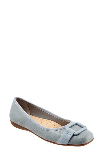Women's Trotters 'sizzle Signature' Flat Ww - Blue