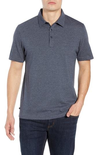 Men's Travis Mathew The Npr Fit Polo, Size Medium - Blue