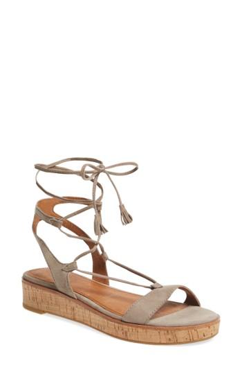 Women's Frye Miranda Gladiator Platform Sandal .5 M - Grey