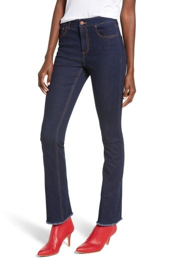 Women's Tinsel Frayed Flare Leg Jeans - Blue
