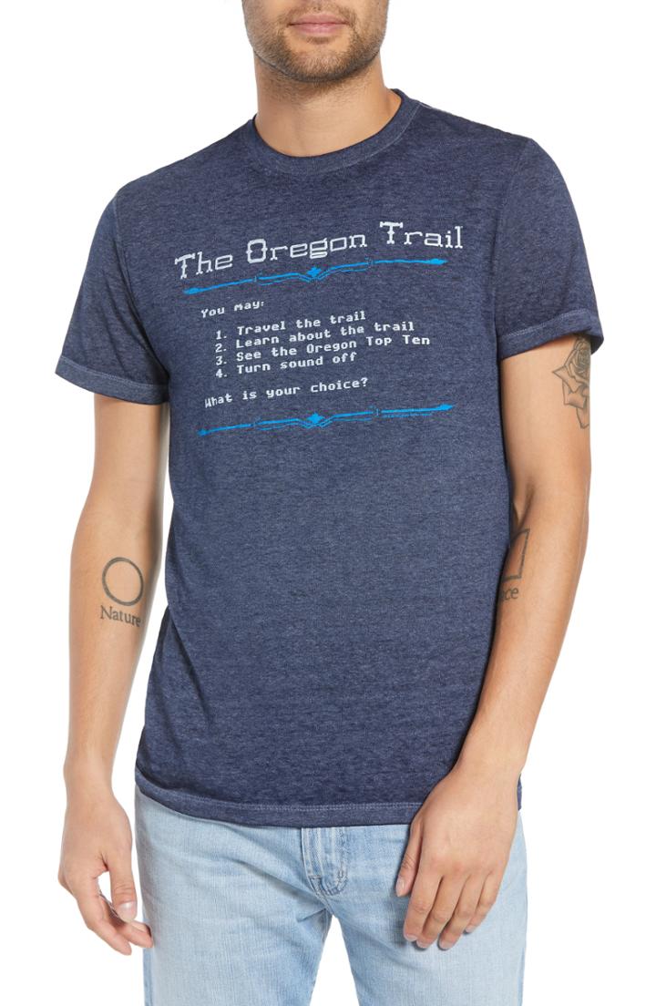 Men's The Rail Oregon Trail T-shirt, Size - Black