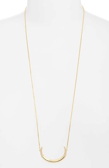 Women's Vince Camuto Long Crescent Pendant Necklace