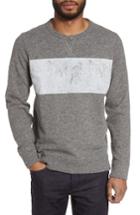 Men's Jason Scott Distressed Panel Sweatshirt - Grey