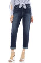 Women's Sam Edelman The Mary Jane Cuffed Raw Edge Jeans - Blue