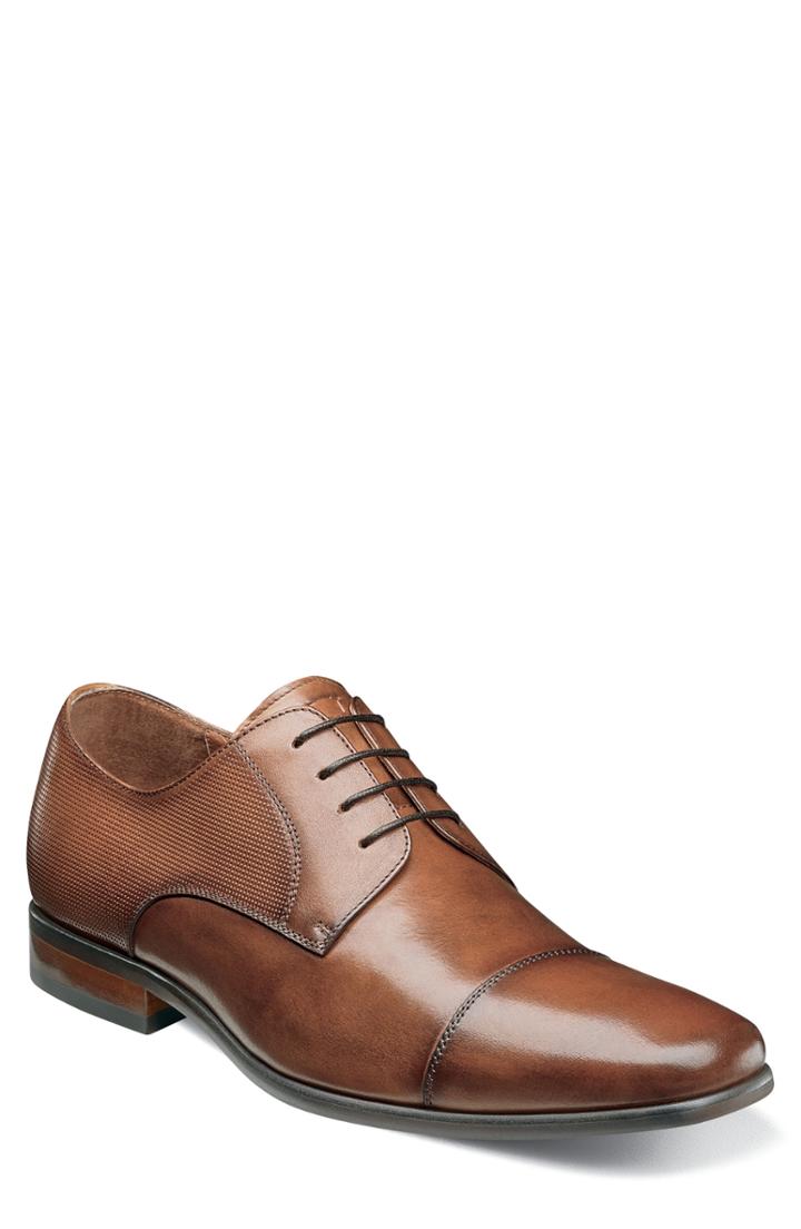 Men's Florsheim Postino Cap Toe Derby Eee - Brown
