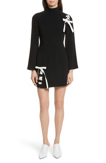 Women's Cinq A Sept Izella Crepe Minidress - Black