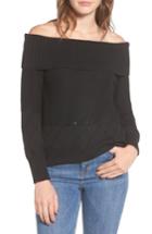 Women's Devlin Terri Off The Shoulder Sweater - Black