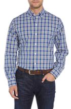 Men's Cutter & Buck Harris Fit Non-iron Plaid Sport Shirt