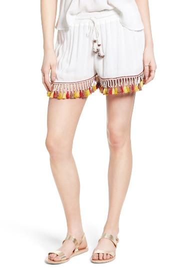 Women's Band Of Gypsies Tassel Trim Shorts