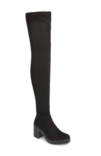 Women's Topshop Cactus Over The Knee Boots .5us / 40eu - Black